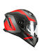 CGM Blast Race 311R Anthracite / Red Matt Motorradhelm Volles Gesicht ECE 22.06 1550gr mit Pinlock und Sonnenblende