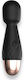 Power Escorts Mini Wand De Luxe Negru 11,6 cm 4,5 inch Masajer din Silicon