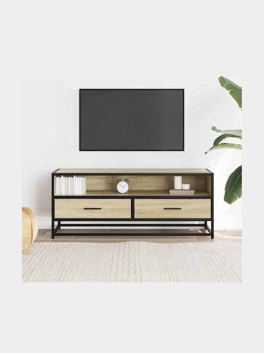 Stand TV Din Metal Și Lemn Stejar Sonoma L100xA...