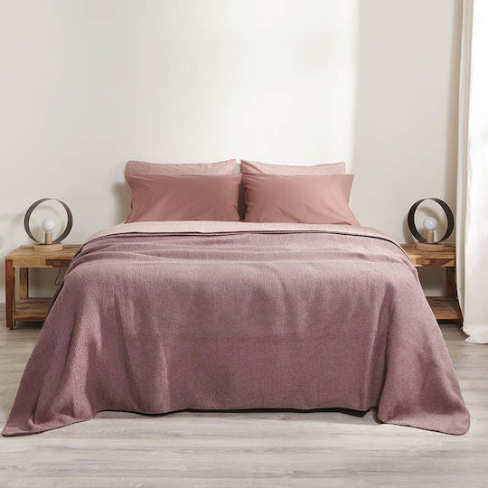 Cannon Cotton Fresh Μονή 170x220εκ. Burnt Rose