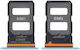 Υποδοχή Κάρτας Dual Sim Dual Sim Tray Xiaomi Poco X6 Blue