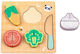 Tooky Toys Joc cu fructe și legume