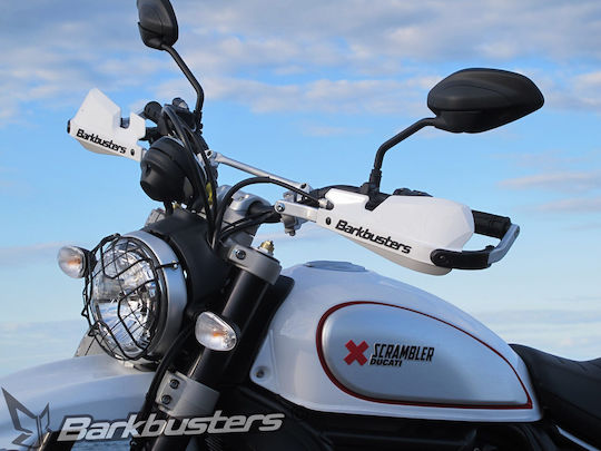 Barkbusters Installation Kit for Motorcycle Protective Hand Guards in White Colour