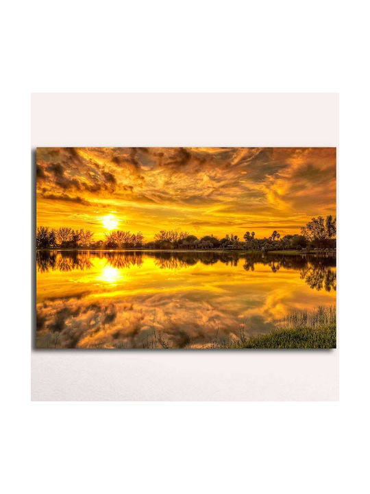 Wallity Painting on Canvas with LED Lighting 70x45cm
