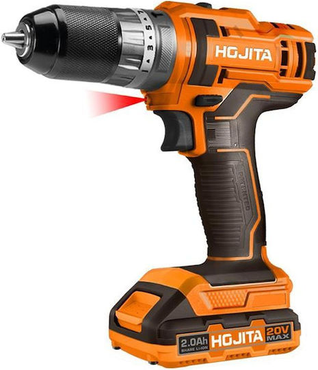 Hojita HJCDPB72E Κρουστικό Δραπανοκατσάβιδο Μπαταρίας 20V 1x2Ah