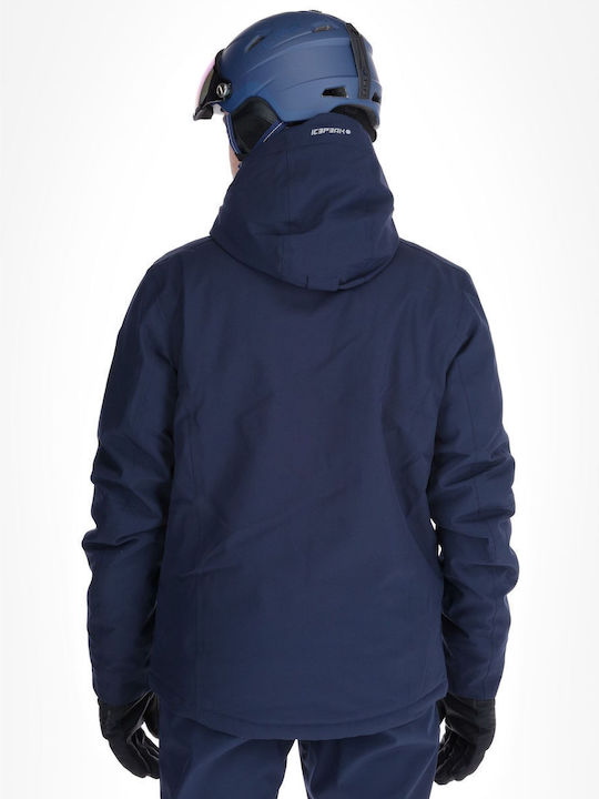 Icepeak 56130839-390 Ανδρικό Μπουφάν για Σκι & Snowboard Navy Μπλε