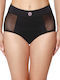 Slip Pentru Femei Menstrual Cu Dantelă Negru