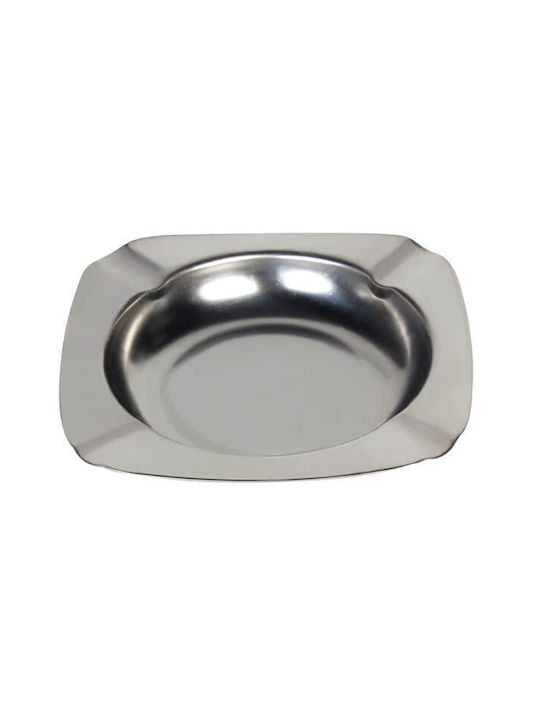 Square Ashtray Inox 11.5x11.5cm 2041