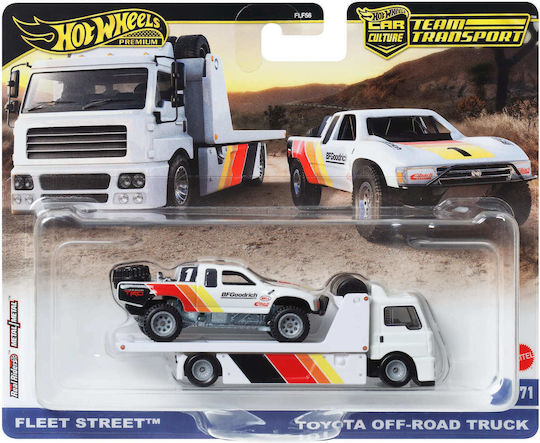 Hot Wheels Premium Fleet Street Truck & Toyota 1:64 For 3+ Years