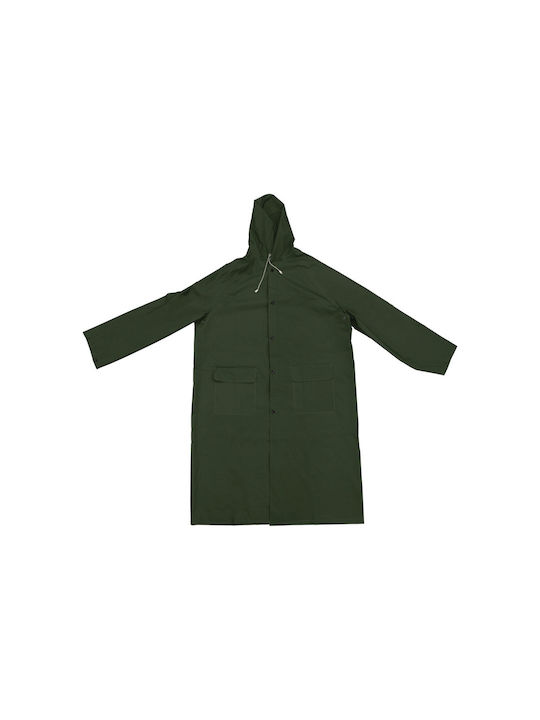 F.f Group Waterproof Green Trench Coat