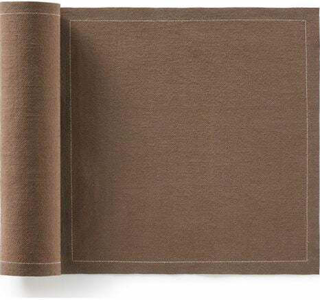 Lebensmittelrolle Handtuch aus 100% Baumwolle in Braun Farbe 20cm