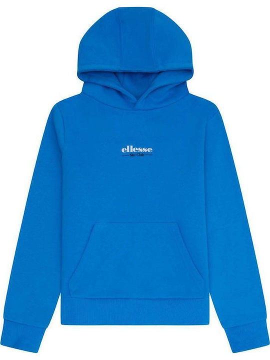 Kids Sweatshirt with Hood and Pockets Blue