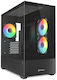 Sharkoon MK6 RGB Gaming Micro Tower Κουτί Υπολο...
