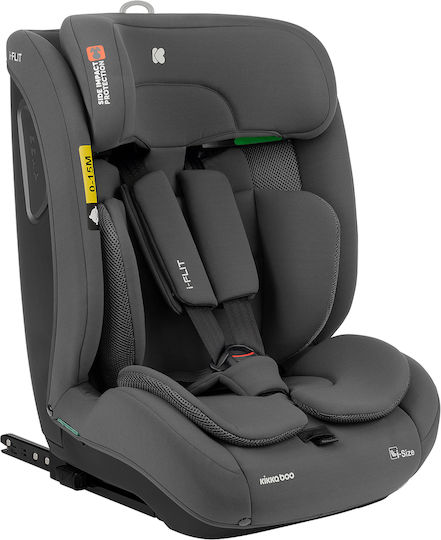Kikka Boo i-Flit Baby Car Seat i-Size with Isofix Dark Grey 9-36 kg