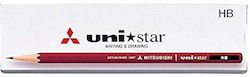 Моливи Uni Mitsubishi Star 12 бр. 4902778652183 Накрайници H Моливи Uni Mitsubishi Star 12 бр. 4902778652183 Накрайници H
