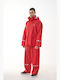 Anorak Wasserdichter Anzug Avenue R Lang Rot