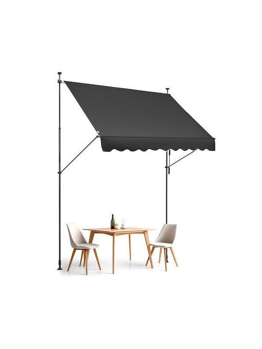 Vevor Terrace Wall Tent Black 1.5x1.2cm