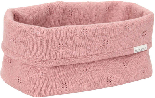 Little Dutch Pure Nursery Storage Basket Pink