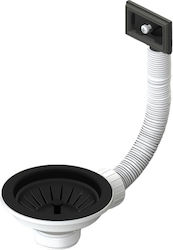 Βαλβίδα Νεροχύτη Υπερχείλιση 3 1/2'' Black Matt Βαλβίδα Νεροχύτη Υπερχείλιση 3 1/2'' Black Matt