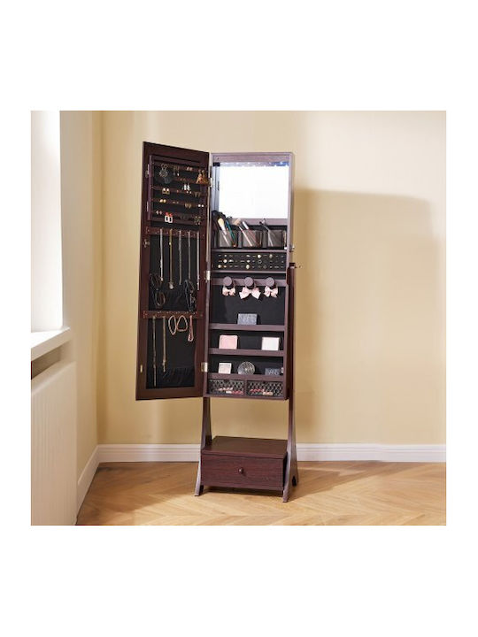 Vevor Καθρέπτης με Καφέ Ξύλινο Πλαίσιο 157x41cm