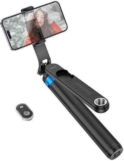 Hoco K22 Handy Selfie Stick Trepied Pentru Telefoane Mobile Bluetooth Negru