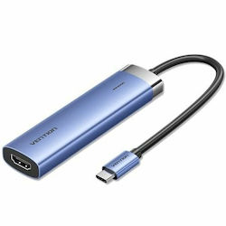 Vention USB-C Докинг станция с HDMI 4K PD (TGESB)