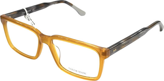 Tailor Made Men's Acetate Prescription Eyeglass Frame Beige TM15238-C5
