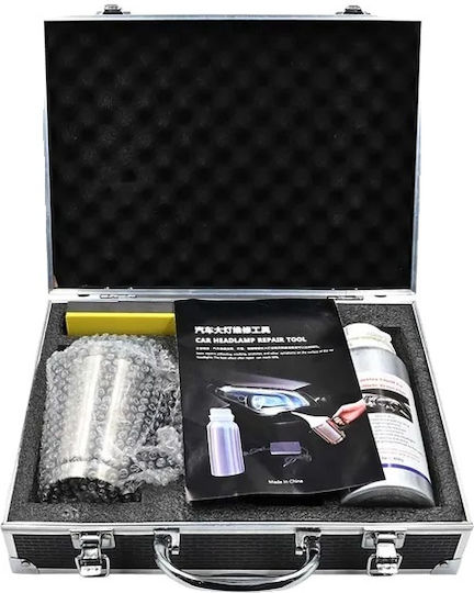 Scheinwerfer-Restaurationsset für Autos, chemisches Polieren, Kratzerreinigung, 800 ml Set, Kunststoff