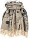 Women's Wool Scarf Beige