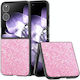 Glitter Powder Book Πλαστικό Μωβ (Xiaomi Mix Flip)