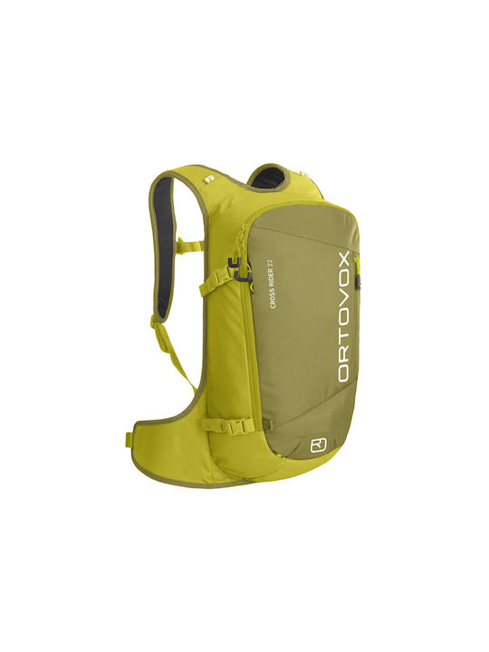 Ortovox Cross Rider Ορειβατικό Σακίδιο 22lt Κίτρινο Daypack