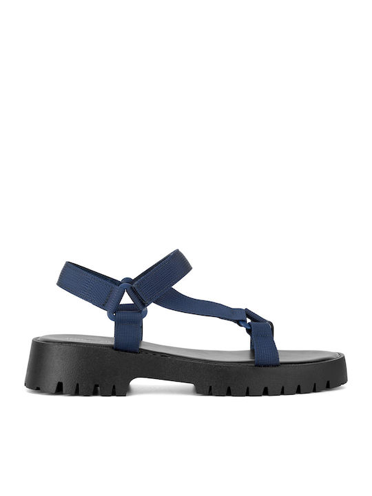 Jenny Fairy Flache Sandalen für Damen in Marine...