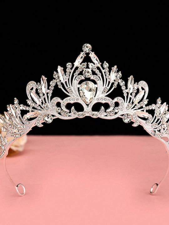 Official Sparkling Princess Tiara/Crown - Shiny Rhinestones Dazzling Diamonds Silver