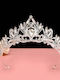 Official Sparkling Princess Tiara/Crown - Shiny Rhinestones Dazzling Diamonds Silver