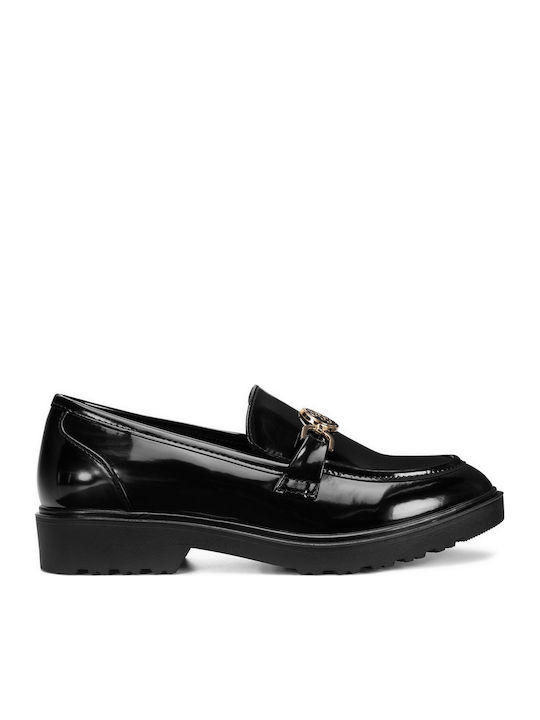 Nine West Γυναικεία Μοκασίνια σε Μαύρο Χρώμα