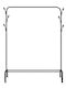 Rollbar Kleiderständer Schwarz 110x40x150cm
