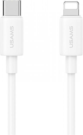 Usams Us-sj712 USB-C to Lightning Cable 30W White 1m (SJ712USB02)