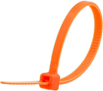 Coliere de cablu portocalii 100 buc 150x3.6mm Arte Plast