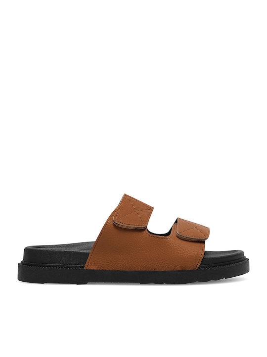 Brown Women's Jenny Slide Sandals Jenny Fairy Women's Flat