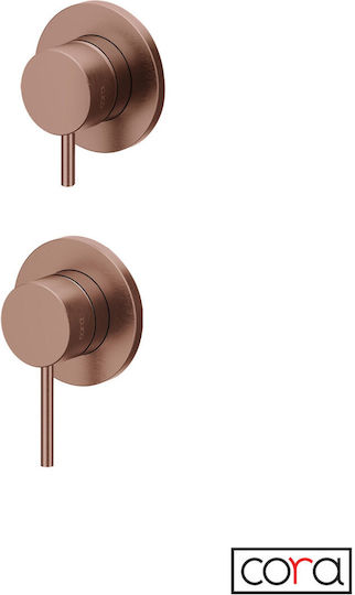 Cora Built-in Mixer & Diverter Set for Shower