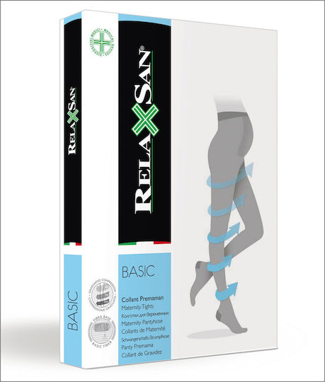 Relaxsan 790 Medical Compression Tights Pregnant Women 12-17 Mm Hg 70 Den Black