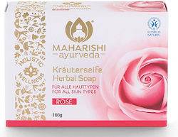 Maharishi Ayurveda Herbal Soap Rose Φυτικό Σαπούνι Τριαντάφυλλο 100γρ