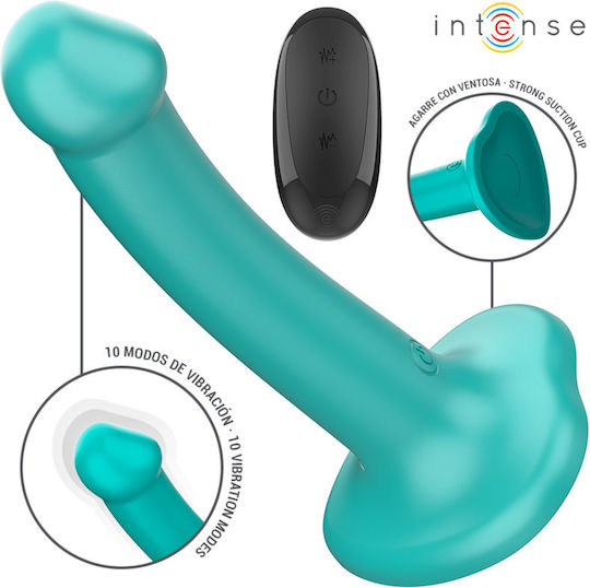 Intense Katie Realistischer Vibrator mit Fernbedienung 16cm Blau | Skroutz  Germany