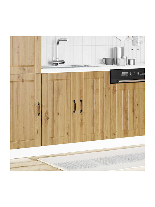 Lucca Ντουλάπι Νεροχύτη Artisan Oak 80x46x81.5εκ.