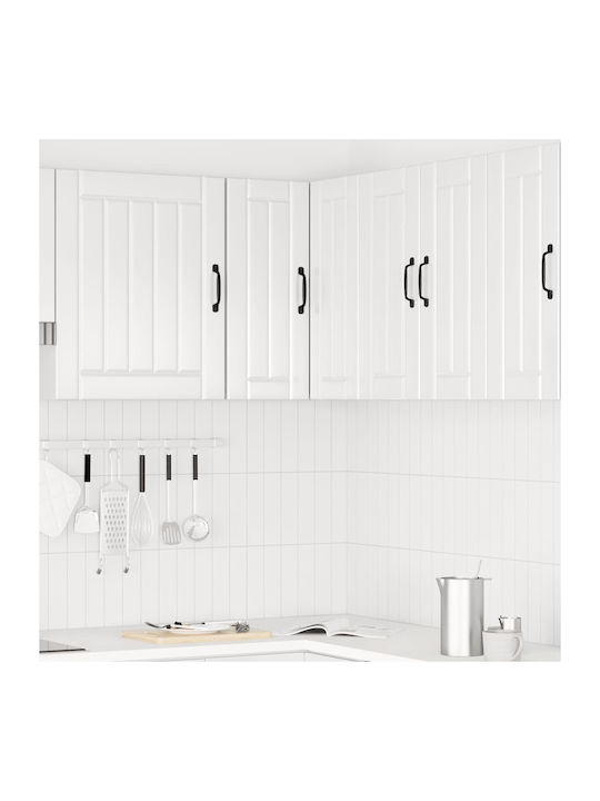 Lucca Corner Cabinet Wall White 57x57x60pcs