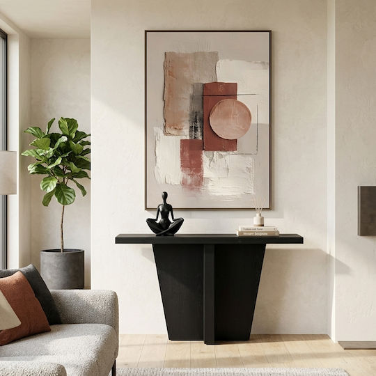 Röhrenkonsole Schwarz 120x40 5xh81cm Tg482429