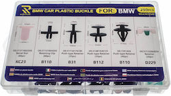 Rchang Car Plastic Clip Set BMW 290pcs 6 Designs W14/w12569 BMW Car Plastic Buckle