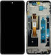 Realme Screen with Touch Mechanism and Frame for Realme 12 5G RMX3999 (Black)