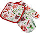 Oven Mitt Fabric Multicolour 2pcs