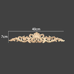 Carved Solid Wood 40x7cm Dhw-197